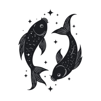 Pisces Fish Zodiac SVG cut file