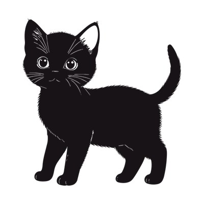 Playful Kitten SVG cut file