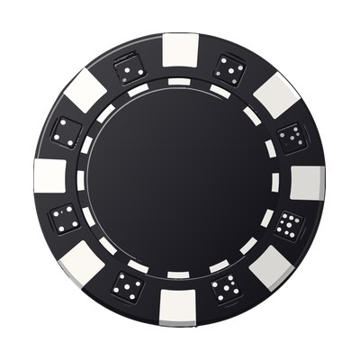 Poker Chip Retro Side SVG cut file