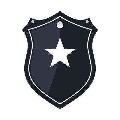 Police Badge SVG cut file