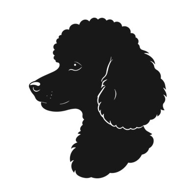 Poodle Silhouette SVG cut file