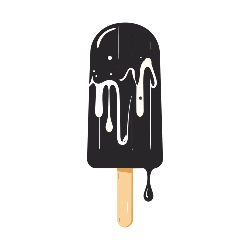Popsicle Flag Minimal – original artwork without the sticker border