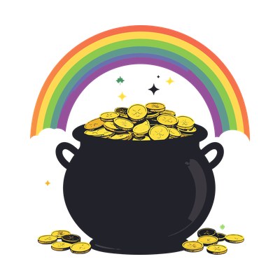 Pot Of Gold SVG cut file