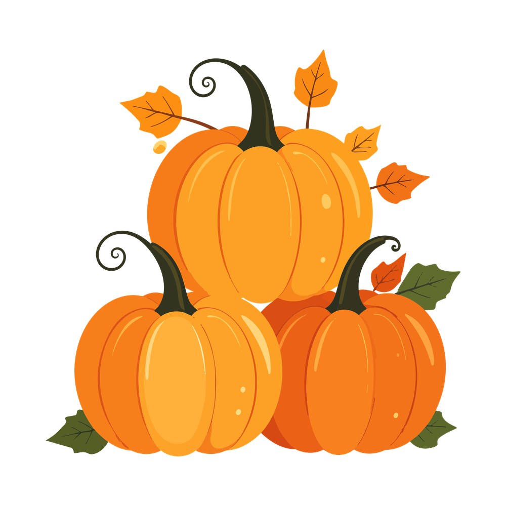 Pumpkin Trio Sublimation PNG + SVG – SVG, PNG