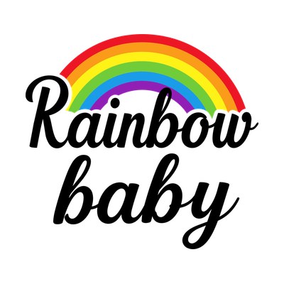 Rainbow Baby SVG cut file