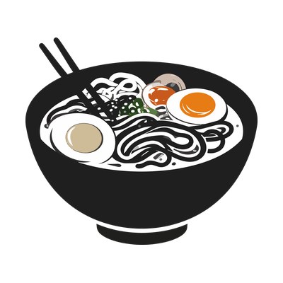 Ramen Bowl SVG cut file