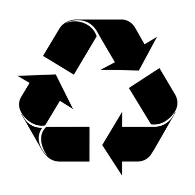 Recycle Symbol SVG cut file