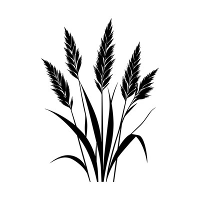 Reed Grass SVG cut file