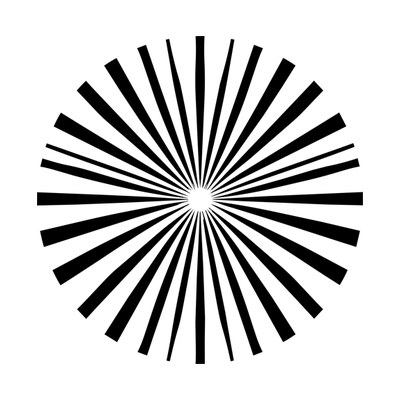 Retro Sunburst SVG cut file
