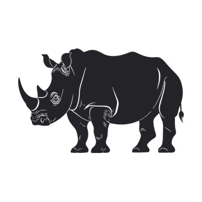 Rhino SVG cut file