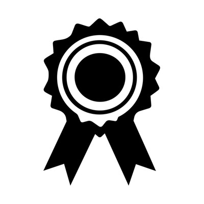 Ribbon Award SVG cut file