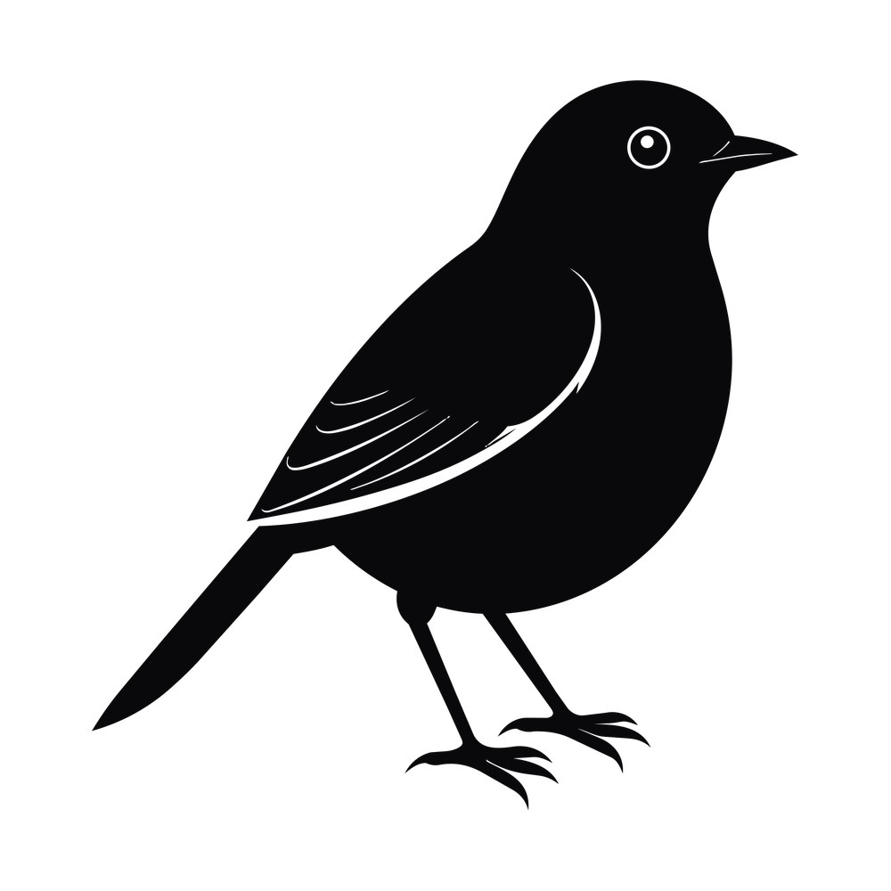 Robin SVG cut file – SVG, PNG, DXF