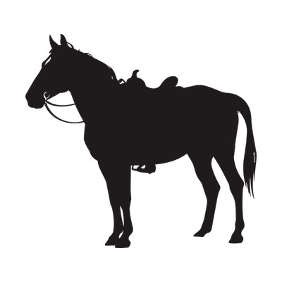 Saddled Horse SVG cut file
