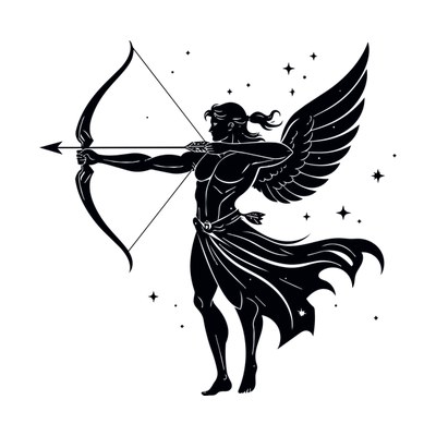 Sagittarius Archer Zodiac SVG cut file
