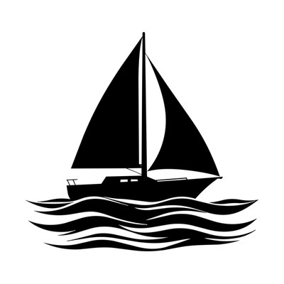 Sailboat SVG cut file