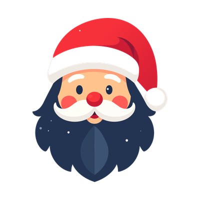 Santa Face SVG cut file