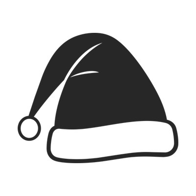 Santa Hat Flaticon SVG cut file