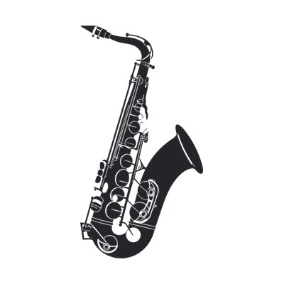 Saxophone Flaticon SVG cut file