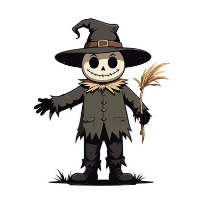 Scarecrow Chunky SVG cut file