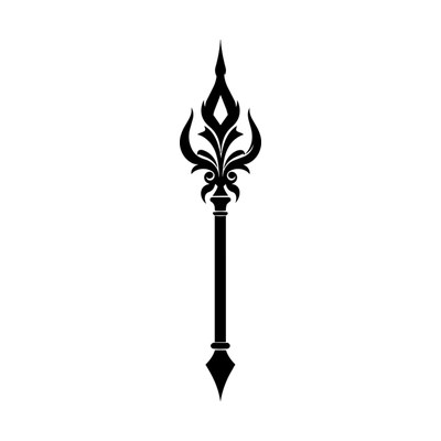 Scepter SVG cut file