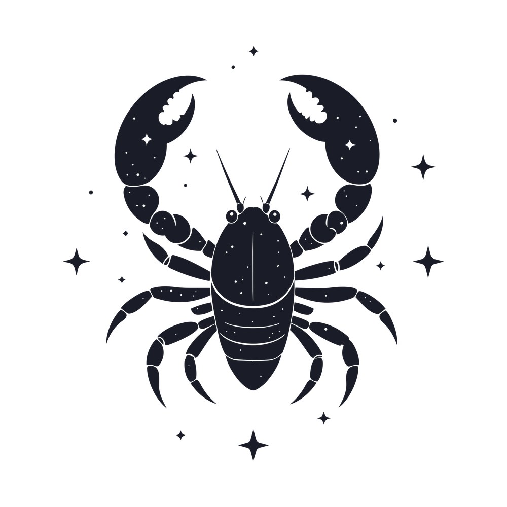 Scorpio Scorpion Zodiac SVG cut file – SVG, PNG, DXF