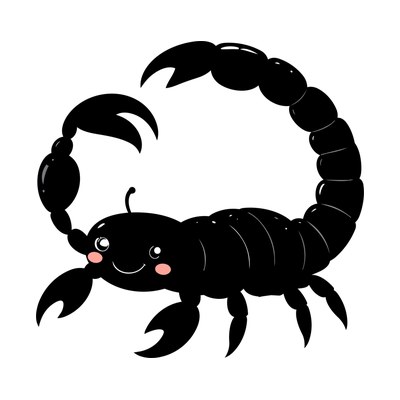 Scorpion Cartoon Side SVG cut file