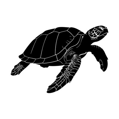 Sea Turtle SVG cut file