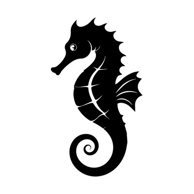 Seahorse SVG cut file