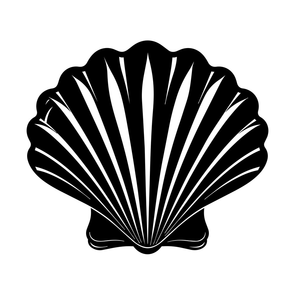 Seashell SVG cut file – SVG, PNG, DXF