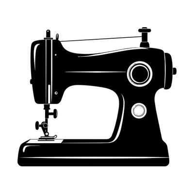 Sewing Machine Chunky SVG cut file