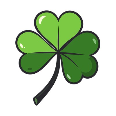 Shamrock Chunky Side SVG cut file