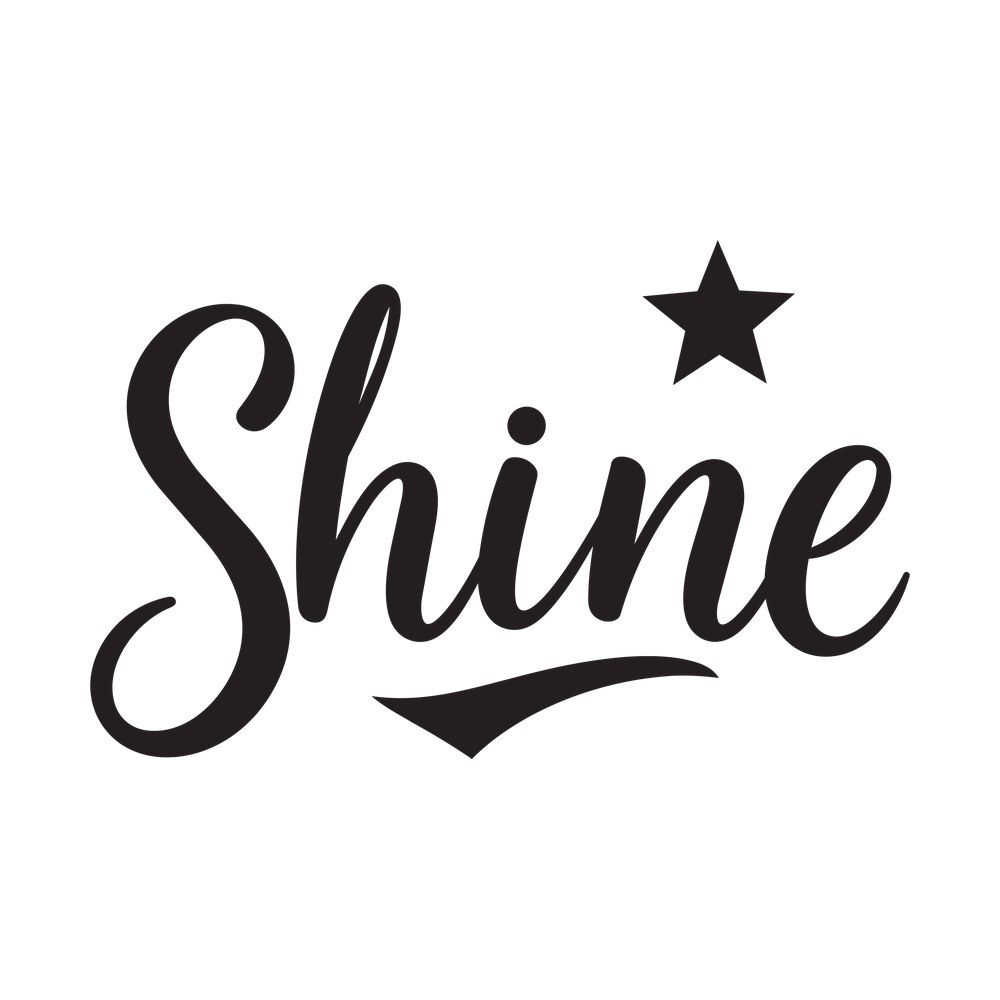 Shine SVG cut file – SVG, PNG, DXF