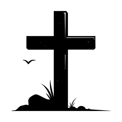 Simple Cross Flaticon Front SVG cut file