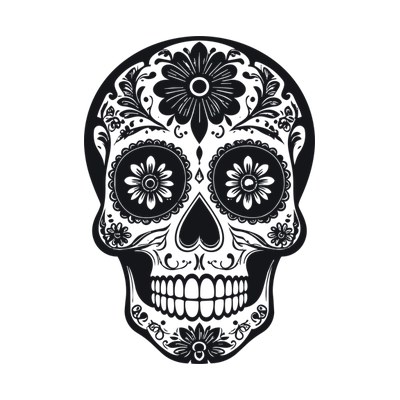 Skull Halloween SVG cut file