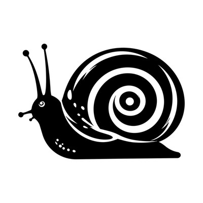 Snail Simple SVG cut file