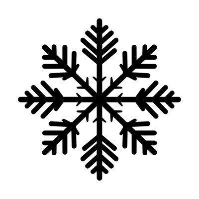 Snowflake Single SVG cut file