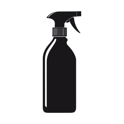 Spray Bottle Silhouette SVG cut file