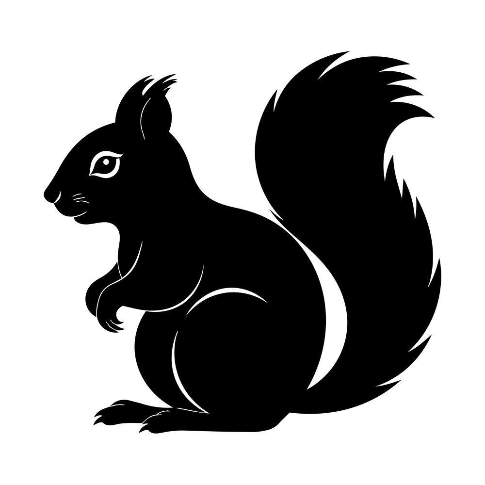 Squirrel SVG cut file – SVG, PNG, DXF