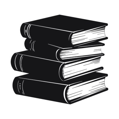 Stack Of Books Flaticon Side SVG cut file