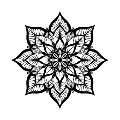Star Mandala SVG cut file