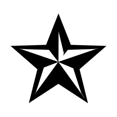 Star Simple SVG cut file