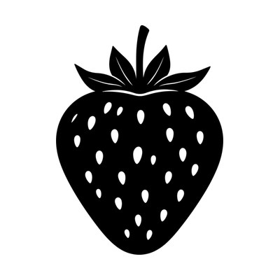 Strawberry Fruit SVG cut file