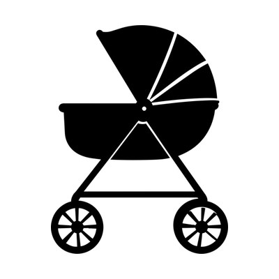 Stroller Flaticon SVG cut file