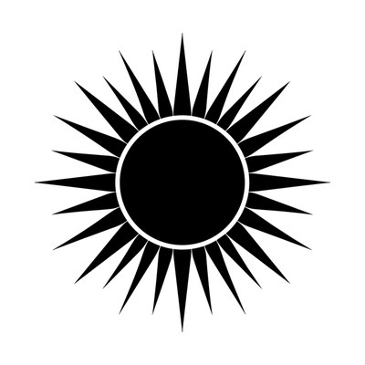 Sun Simple SVG cut file