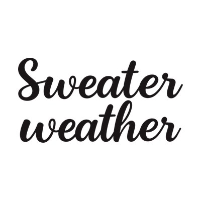 Sweater Weather SVG cut file