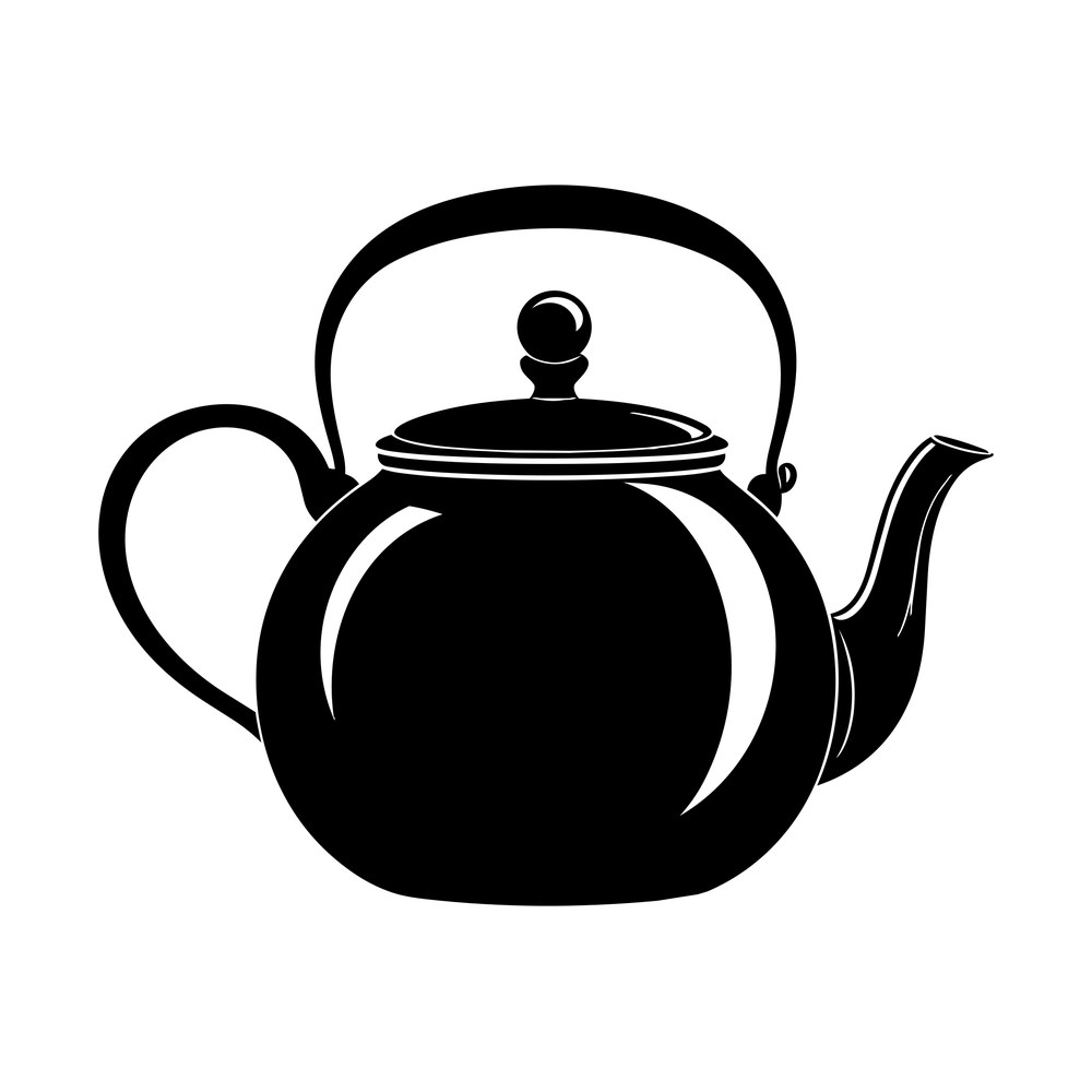 Teapot SVG cut file – SVG, PNG, DXF