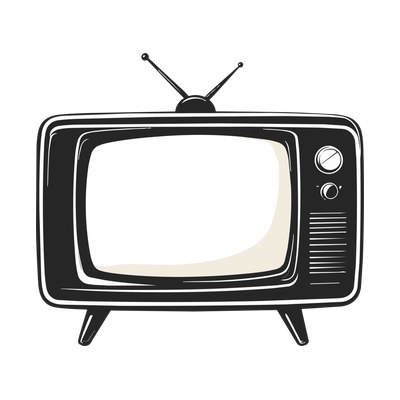 Television Minimal SVG cut file