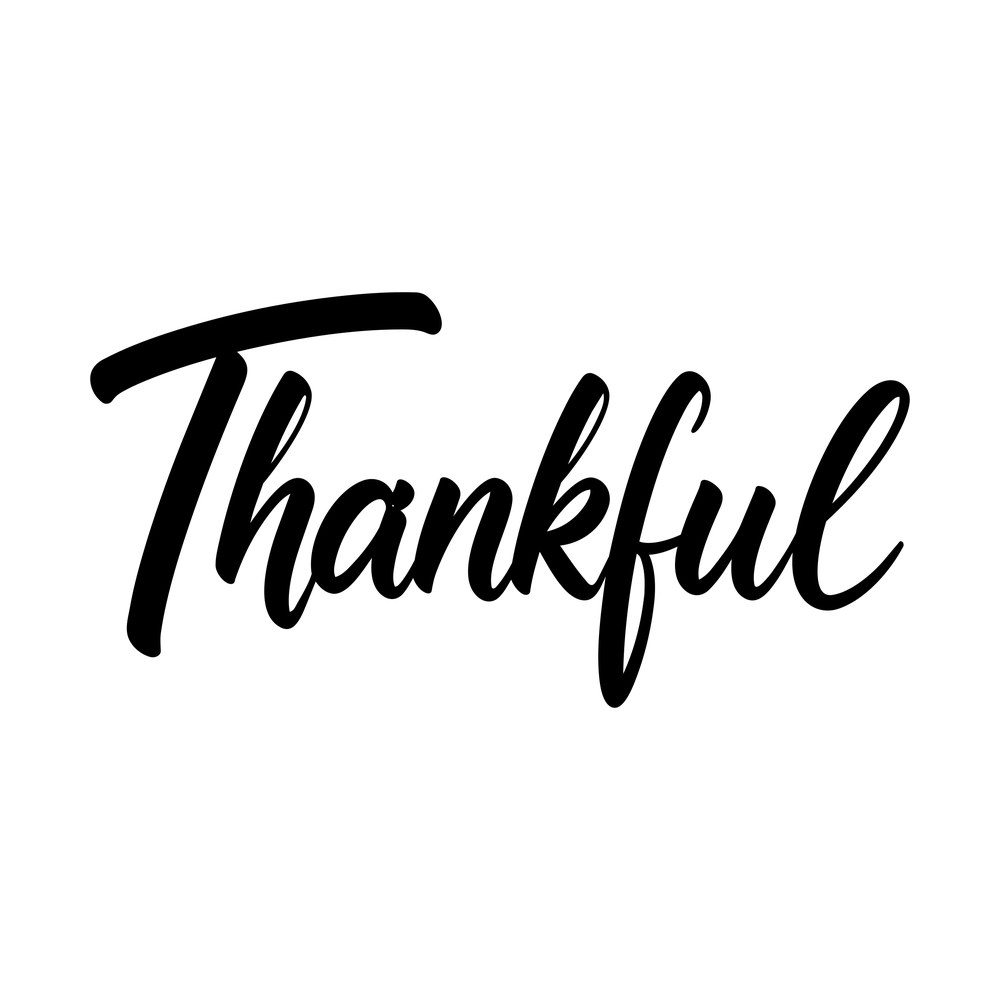 Thankful SVG cut file – SVG, PNG, DXF