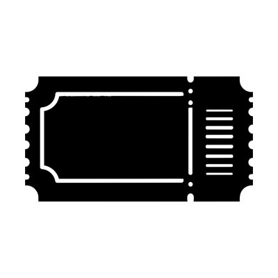 Ticket Stub SVG cut file