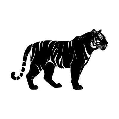 Tiger Cute SVG cut file